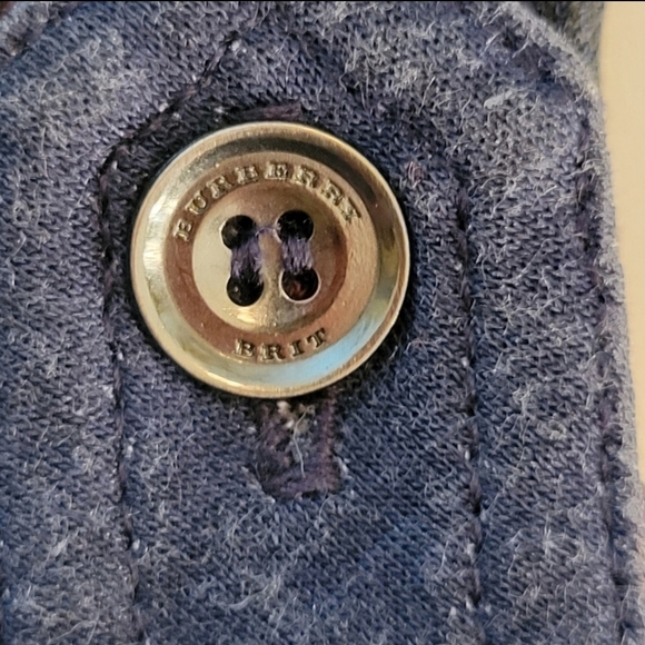 Burberry Brit Purple Plaid Top SzL - Picture 5 of 9